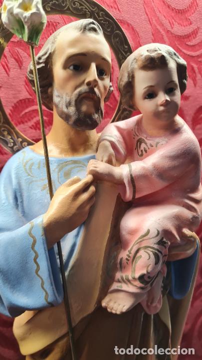 Antig&uuml;edades: SAN JOS&Eacute; CON NI&Ntilde;O EN BRAZOS - Foto 3