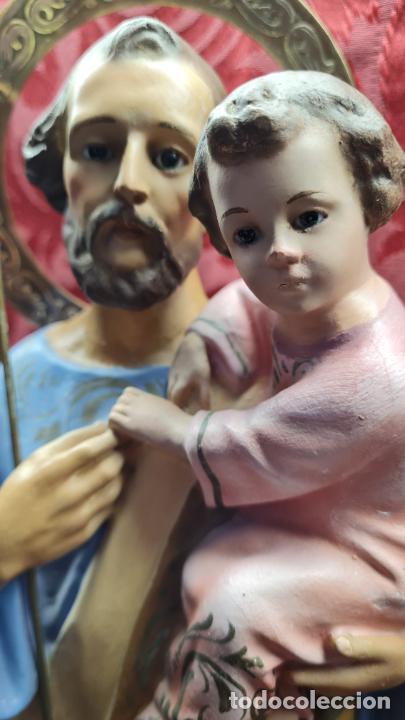Antig&uuml;edades: SAN JOS&Eacute; CON NI&Ntilde;O EN BRAZOS - Foto 6