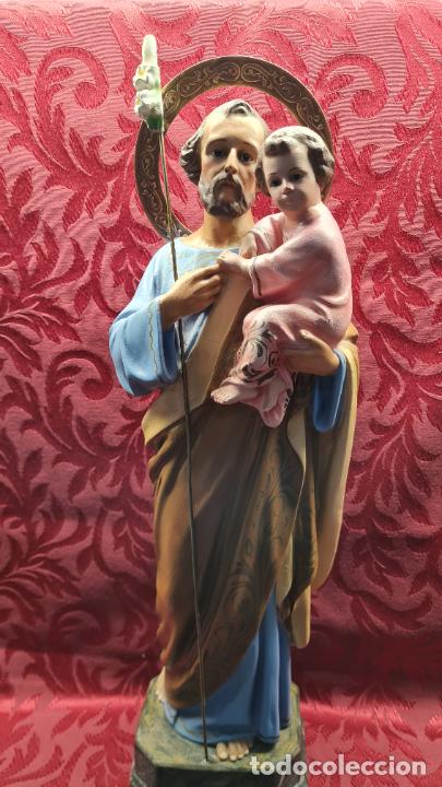 Antig&uuml;edades: SAN JOS&Eacute; CON NI&Ntilde;O EN BRAZOS - Foto 1
