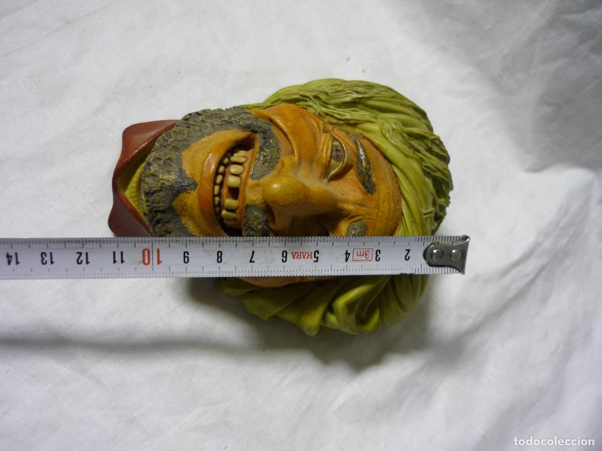 Antig&uuml;edades: Busto de &aacute;rabe riendo en resina - Foto 8
