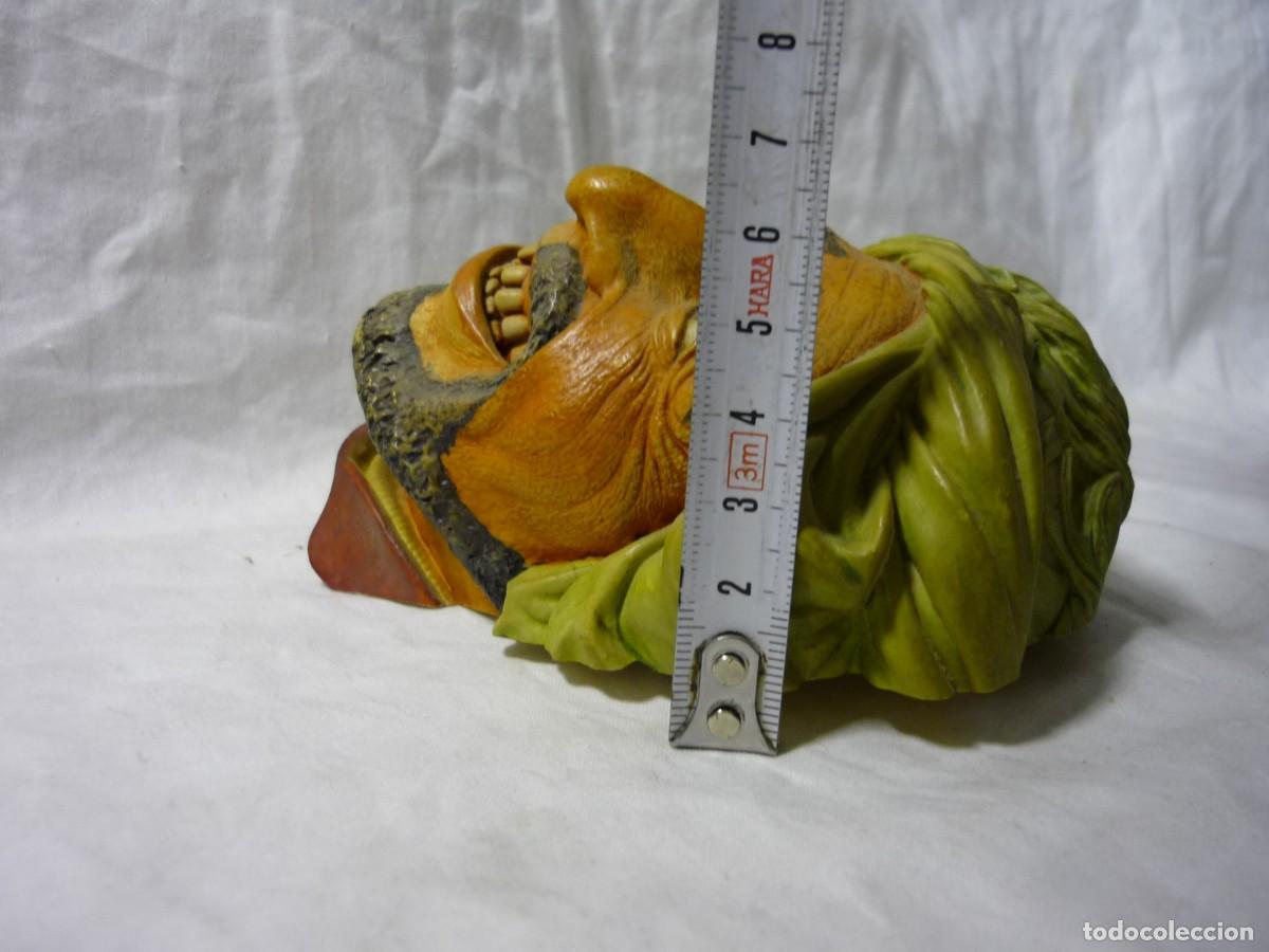 Antig&uuml;edades: Busto de &aacute;rabe riendo en resina - Foto 9