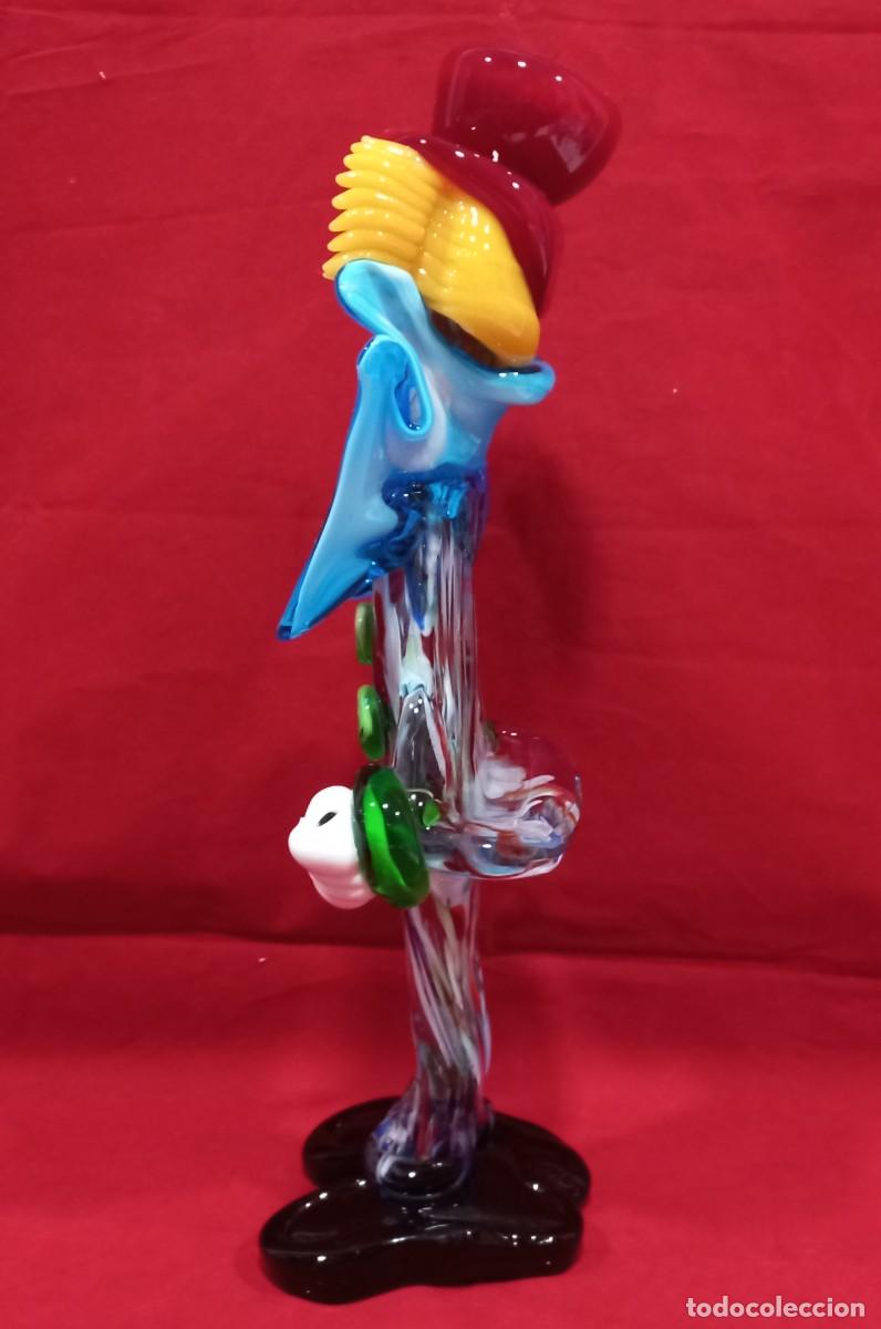 Antig&uuml;edades: GRAN PAYASO DE 38 Cm. EN CRISTAL DE MURANO - Foto 6