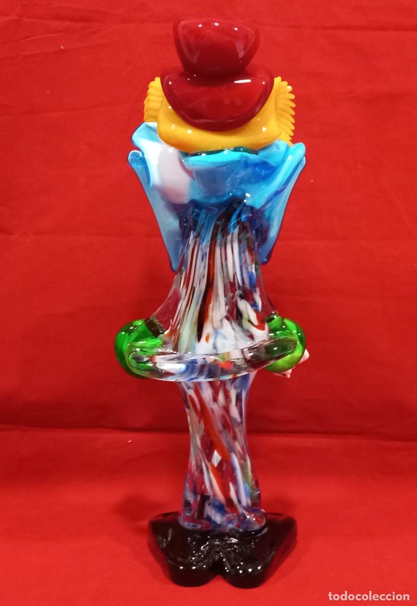 Antig&uuml;edades: GRAN PAYASO DE 38 Cm. EN CRISTAL DE MURANO - Foto 7