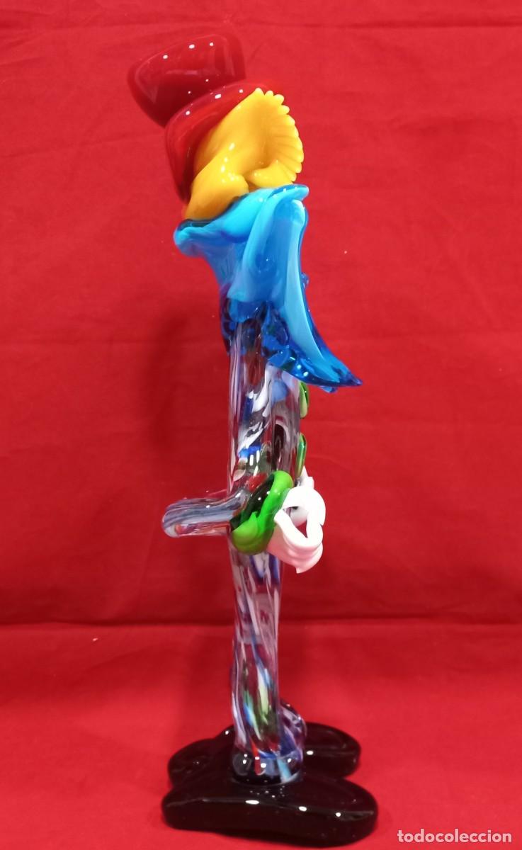 Antig&uuml;edades: GRAN PAYASO DE 38 Cm. EN CRISTAL DE MURANO - Foto 8