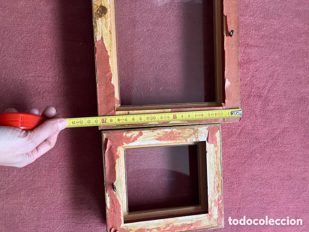 Antig&uuml;edades: 2 marcos para sellos o monedas - Foto 4
