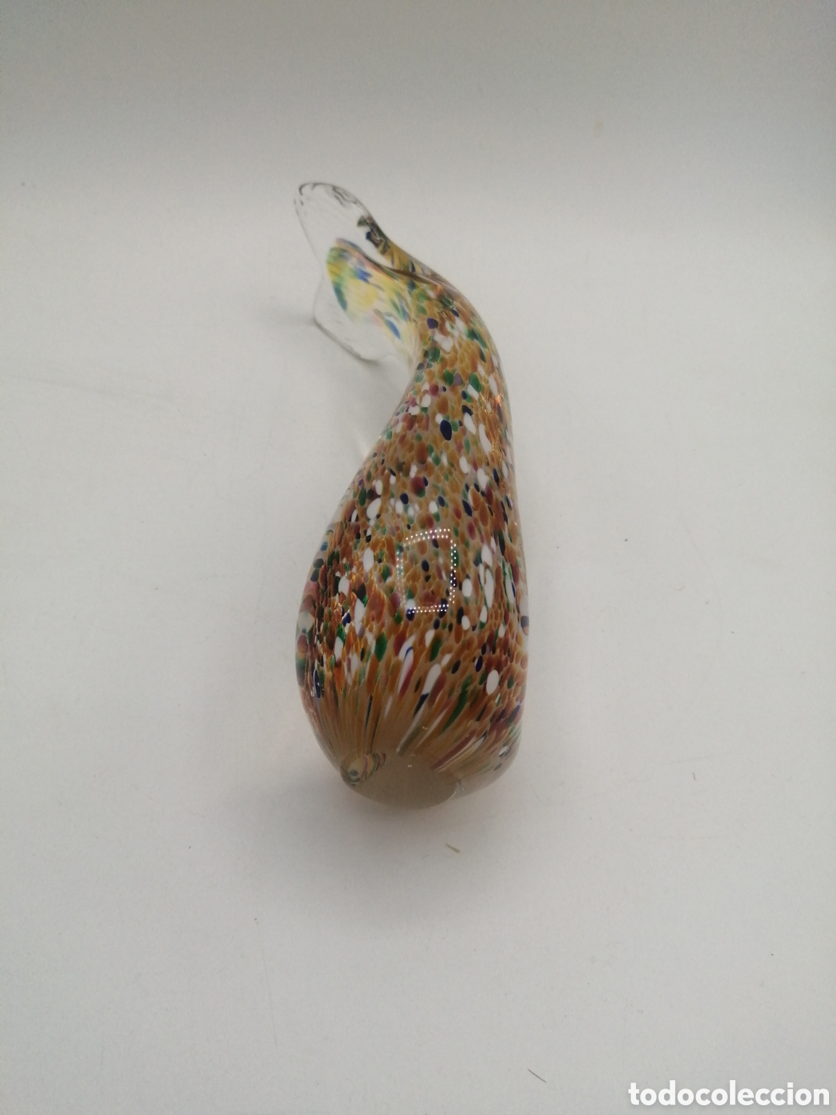 Antig&uuml;edades: Cristal de murano. Pez - Foto 3