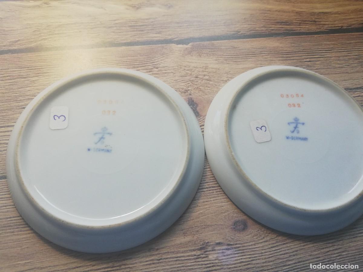 Antig&uuml;edades: DOS PLATILLOS PORCELANA - Foto 2