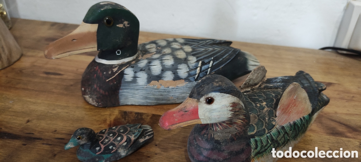 Antig&uuml;edades: PATOS ANTIGUOS DE MADERA - Foto 2