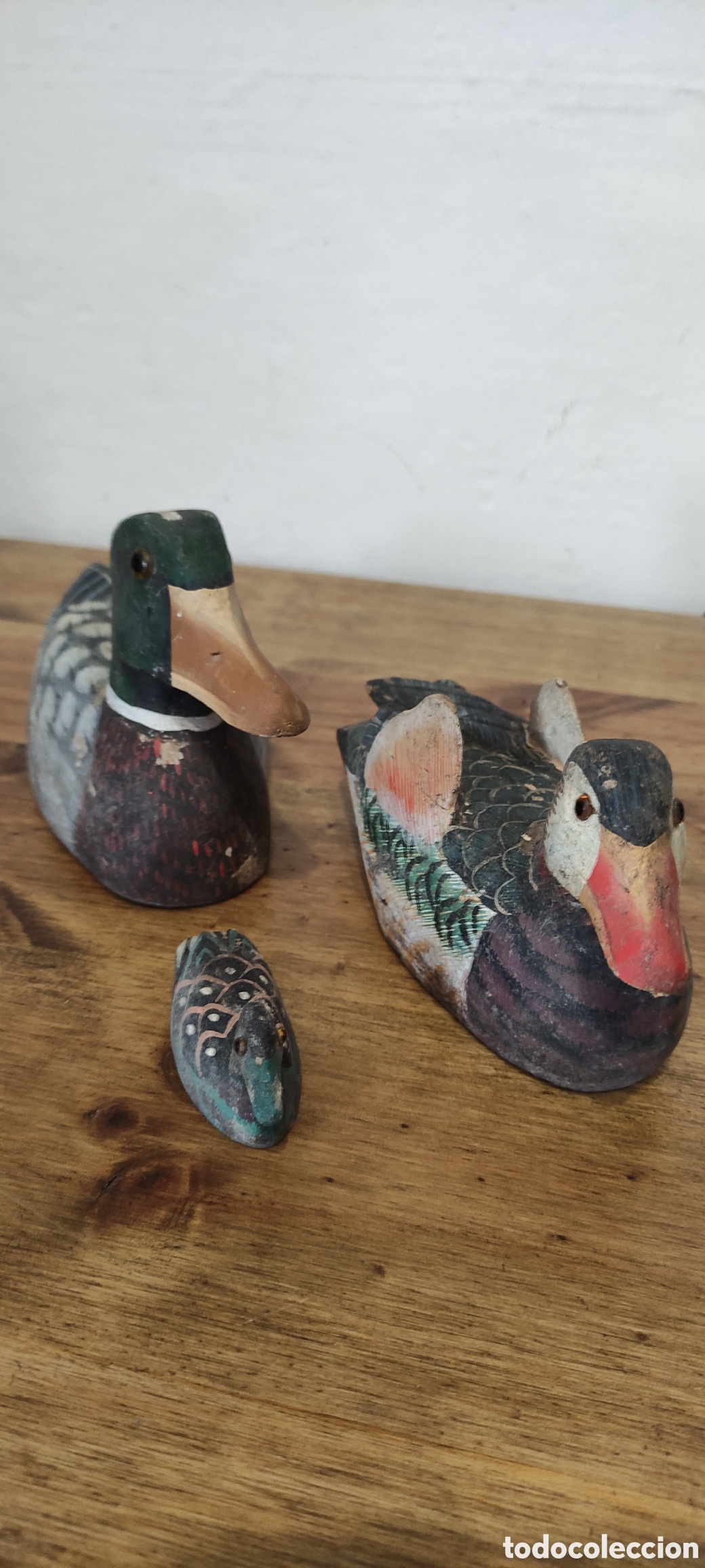 Antig&uuml;edades: PATOS ANTIGUOS DE MADERA - Foto 7