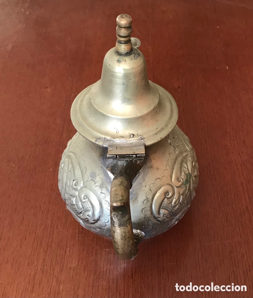 Antig&uuml;edades: Antigua tetera &aacute;rabe. - Foto 3