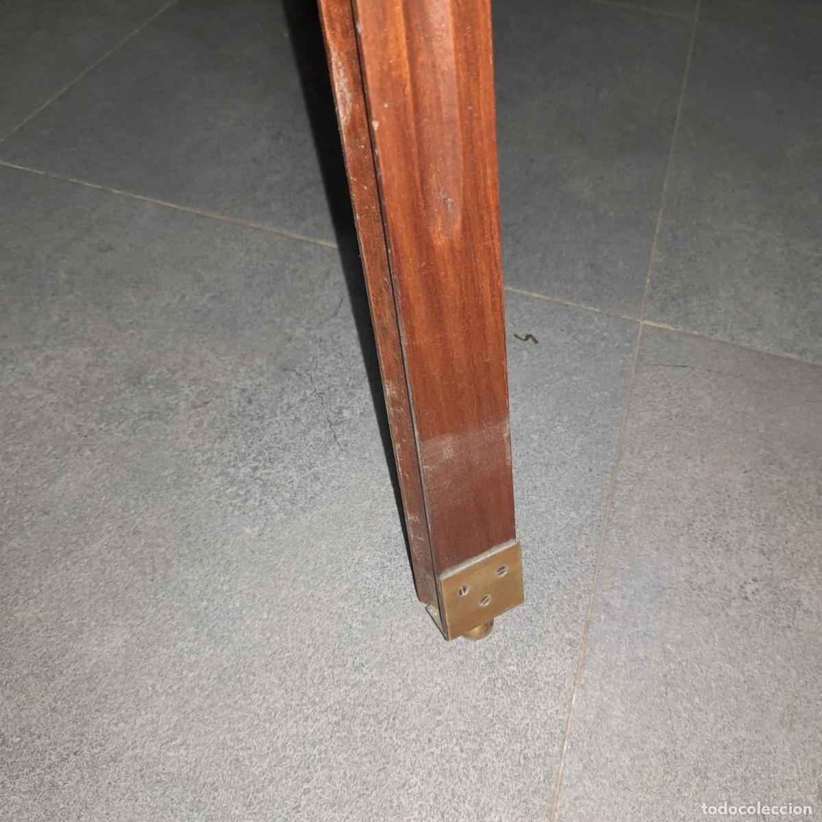 Antig&uuml;edades: Telescopio de bronce con tripode de madera - Foto 11