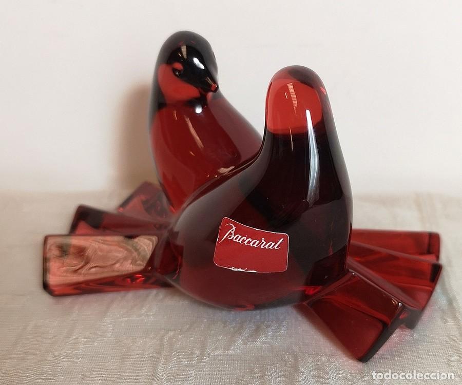 Antig&uuml;edades: Palomas Rojas de Baccarat - Foto 5
