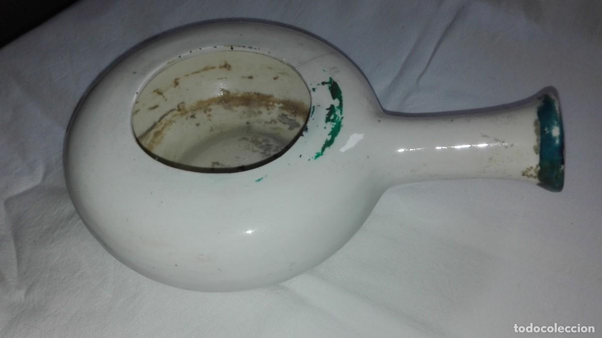 Antig&uuml;edades: ESCUPIDERA ANTIGUA DE LOZA DE MANO - Foto 1