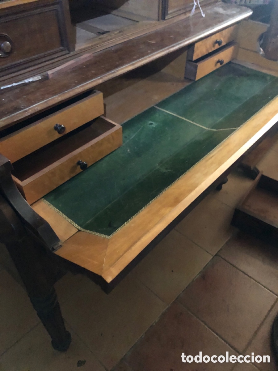 Antig&uuml;edades: G Bureau en madera de caoba. - Foto 9