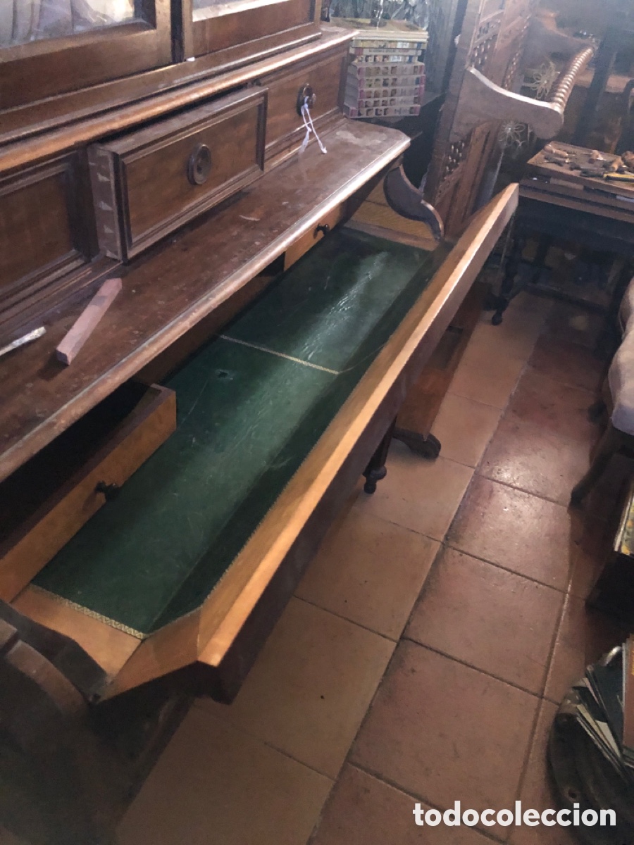 Antig&uuml;edades: G Bureau en madera de caoba. - Foto 17