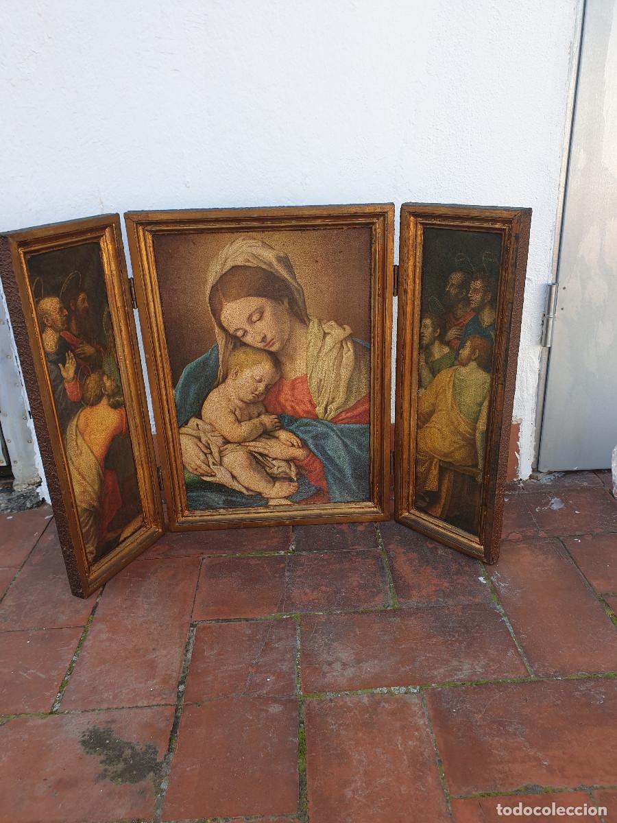 Antig&uuml;edades: TRIPTICO RELIGIOSO - Foto 3