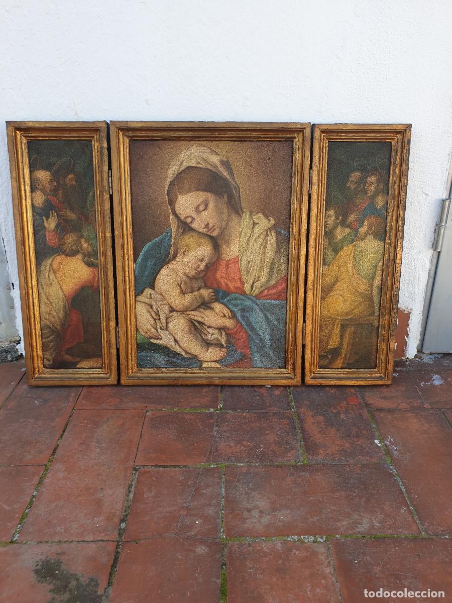 Antig&uuml;edades: TRIPTICO RELIGIOSO - Foto 4