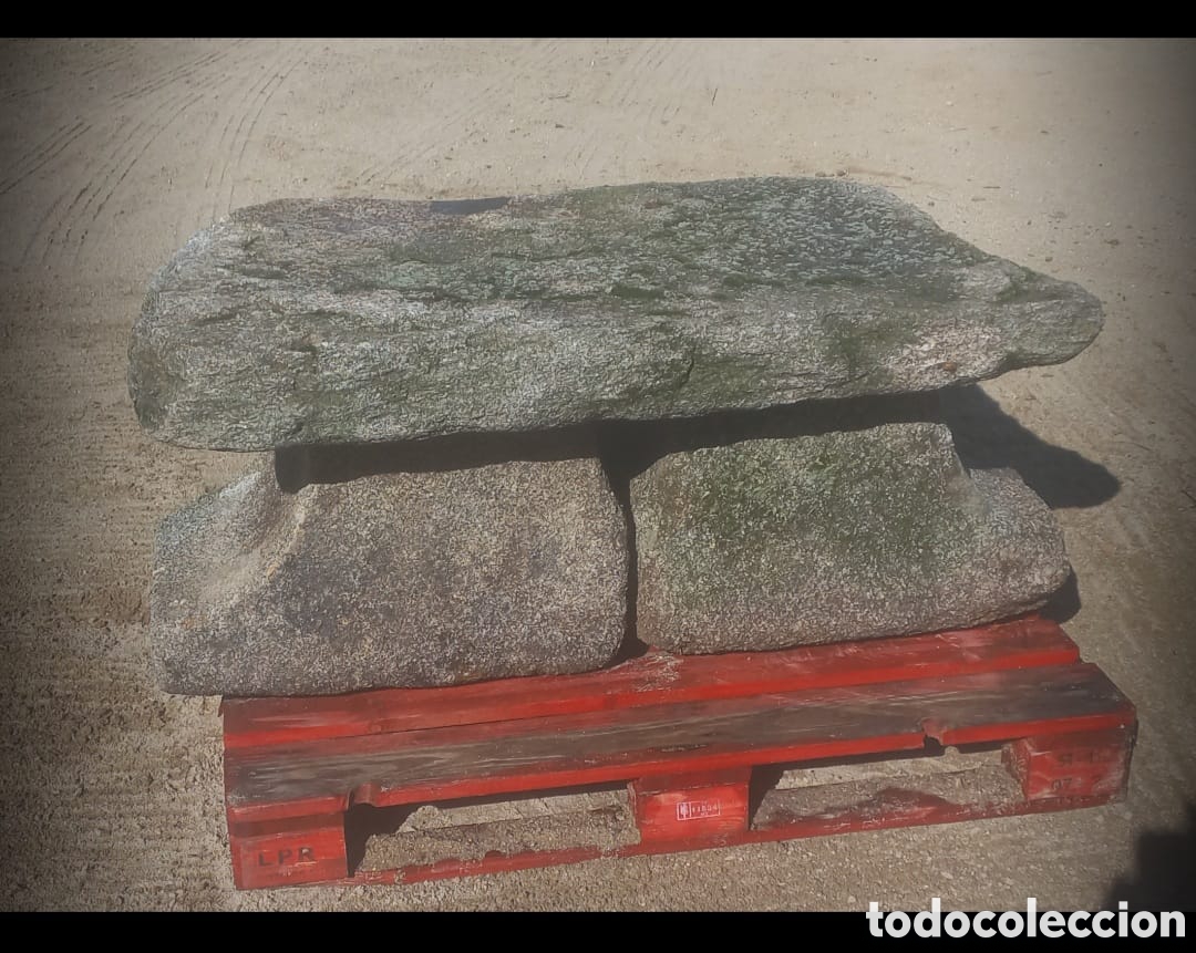 Antig&uuml;edades: Mesa de piedra de granito - Foto 4