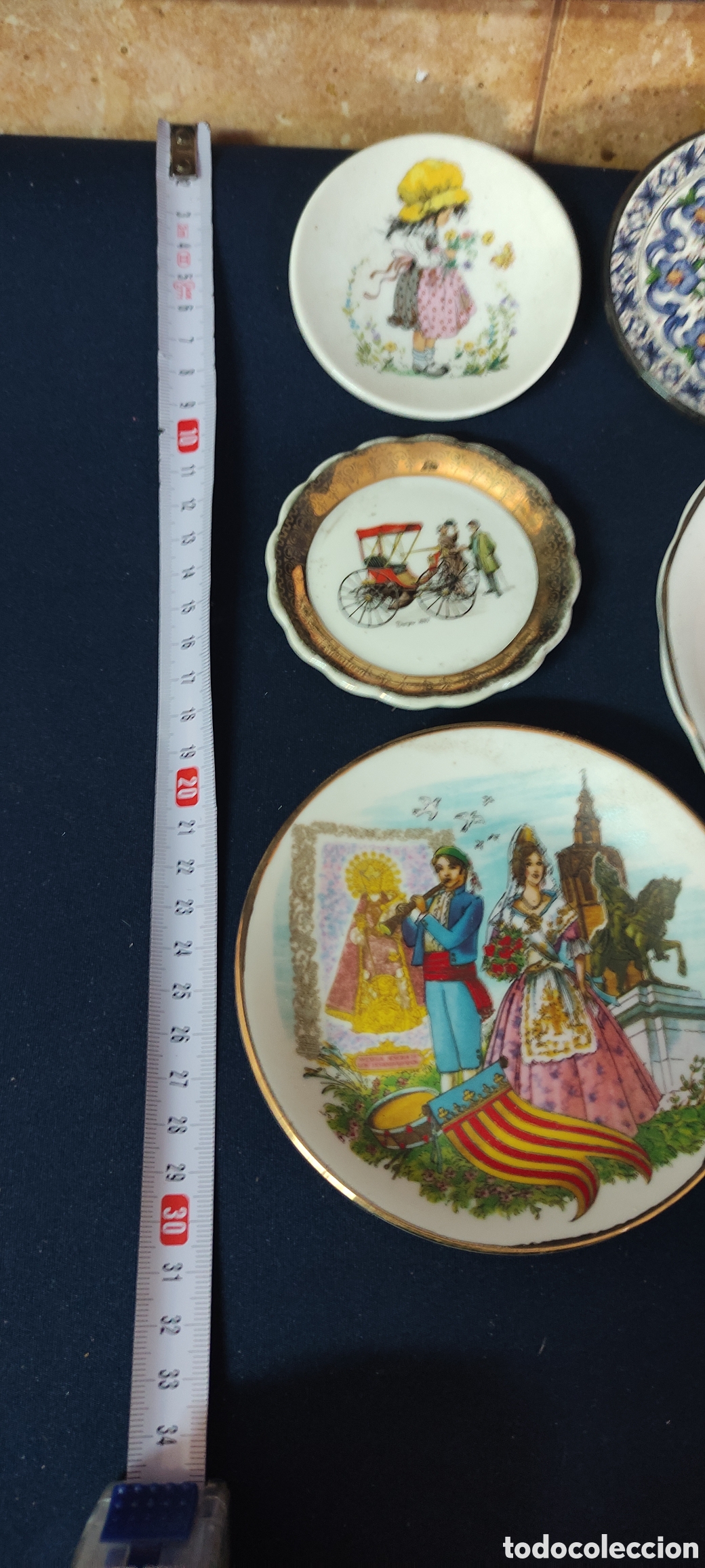 Antig&uuml;edades: LOTE PLATOS CERAMICA - Foto 2