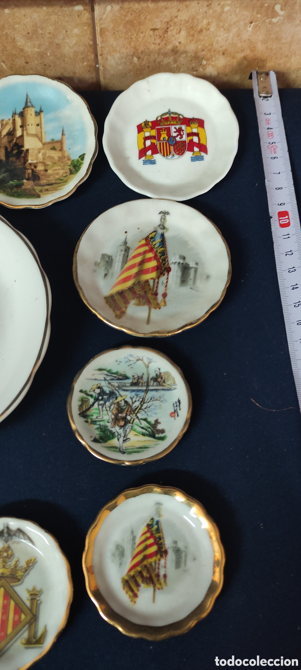 Antig&uuml;edades: LOTE PLATOS CERAMICA - Foto 3