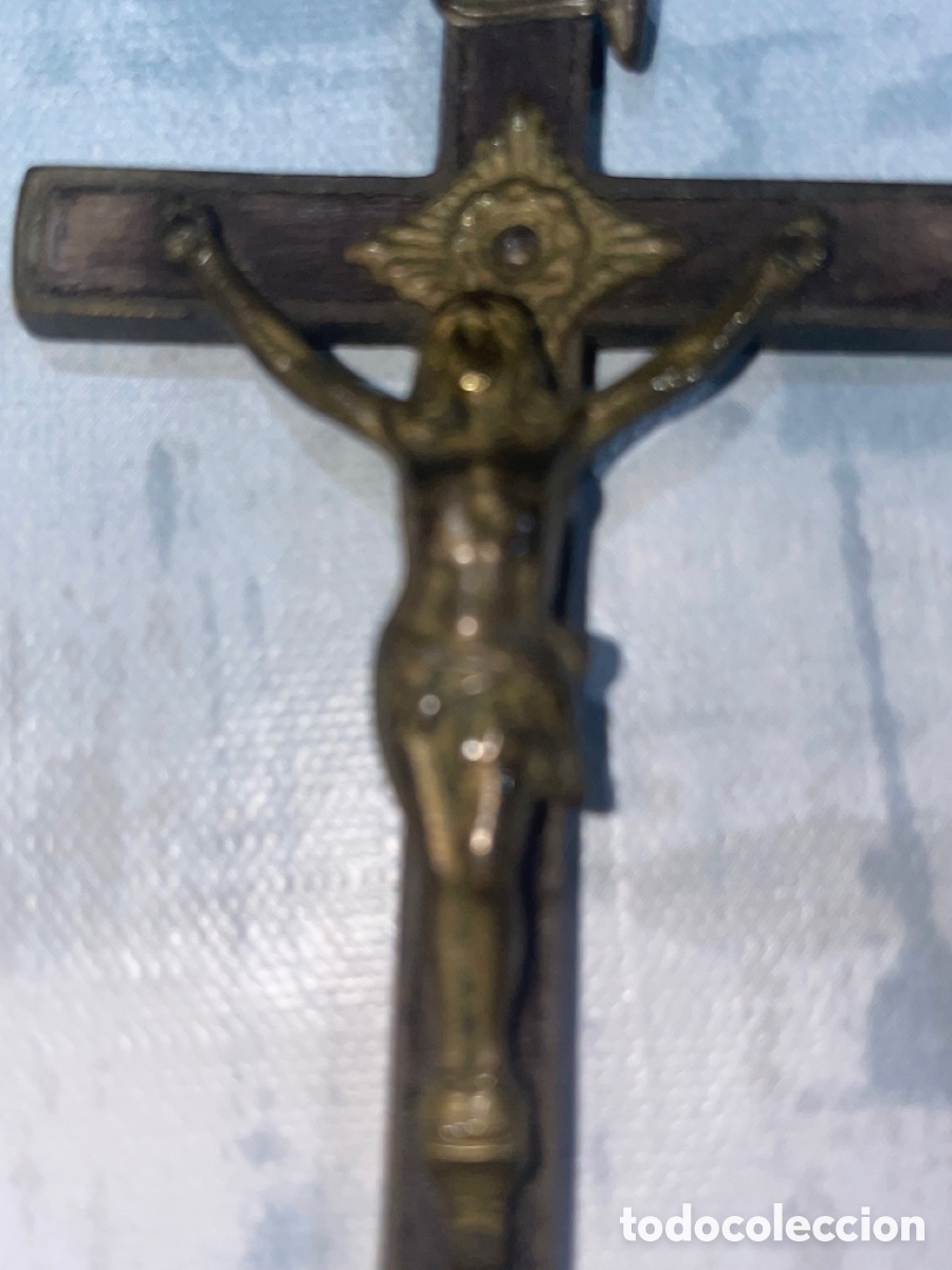 Antig&uuml;edades: Crucifijo antiguo - Foto 3