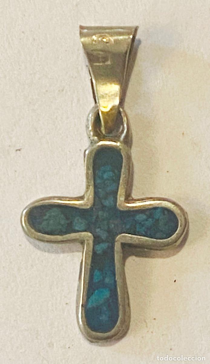 Antig&uuml;edades: CRUCIFIJO ESMALTADO, MIDE 1,5 CMS. - Foto 1