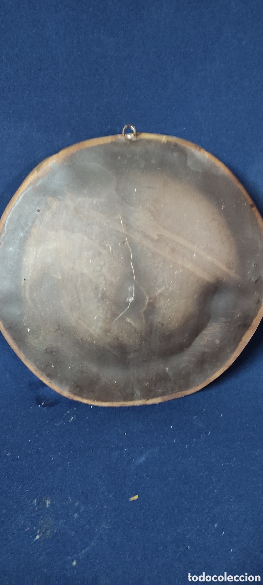 Antig&uuml;edades: PLATO DE MADERA DE PARIS - Foto 4