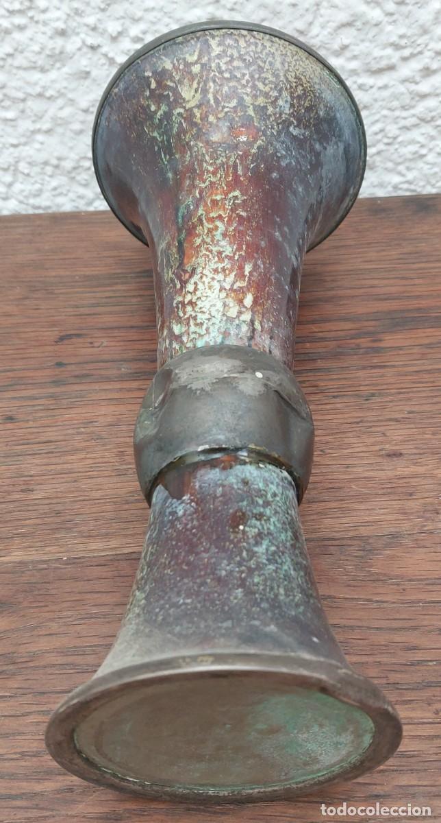 Antig&uuml;edades: JARR&Oacute;N DE BRONCE ESMALTADO - Foto 7