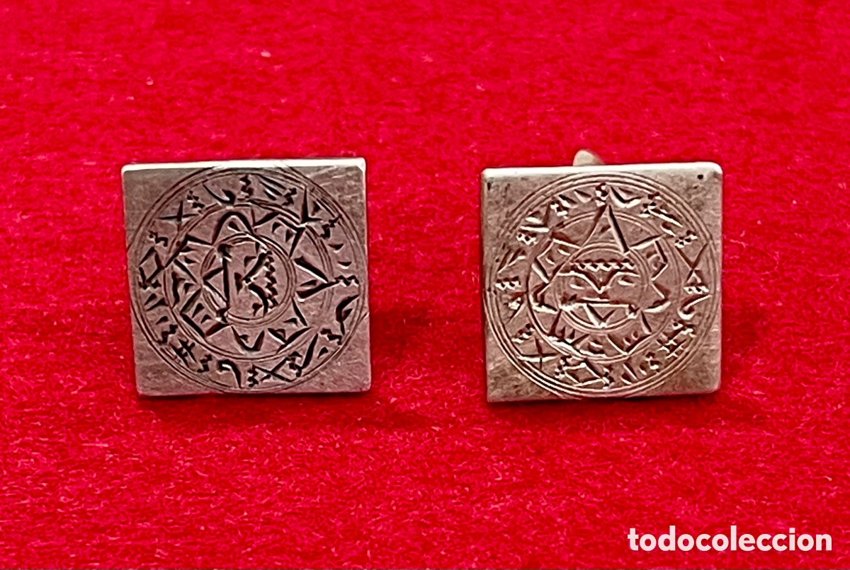 Antig&uuml;edades: Bonitos gemelos en plata de ley contrastada. - Foto 1