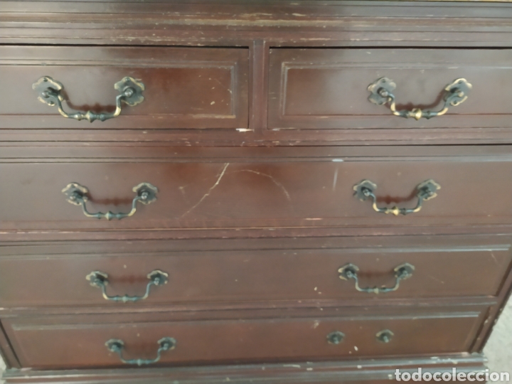 Antig&uuml;edades: Escritorio antiguo madera - Foto 2