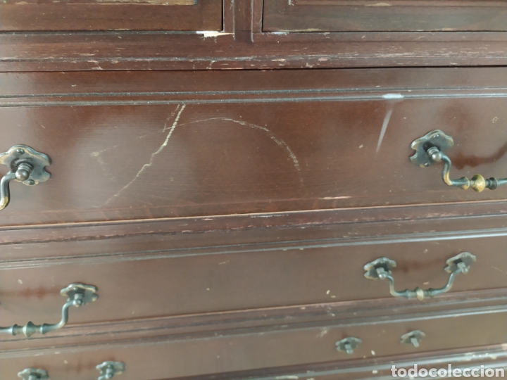 Antig&uuml;edades: Escritorio antiguo madera - Foto 7