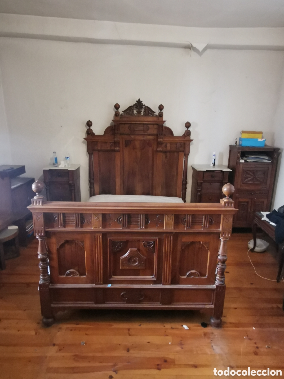 Antig&uuml;edades: Expectacular habitaci&oacute;n Nogal - Foto 4