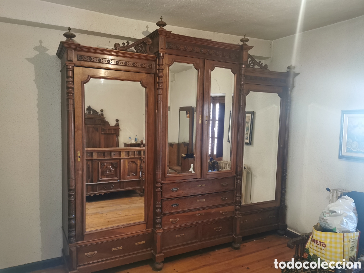 Antig&uuml;edades: Expectacular habitaci&oacute;n Nogal - Foto 1