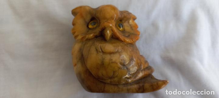 Antig&uuml;edades: FIGURA DE BUHO DE MARMOL. - Foto 2