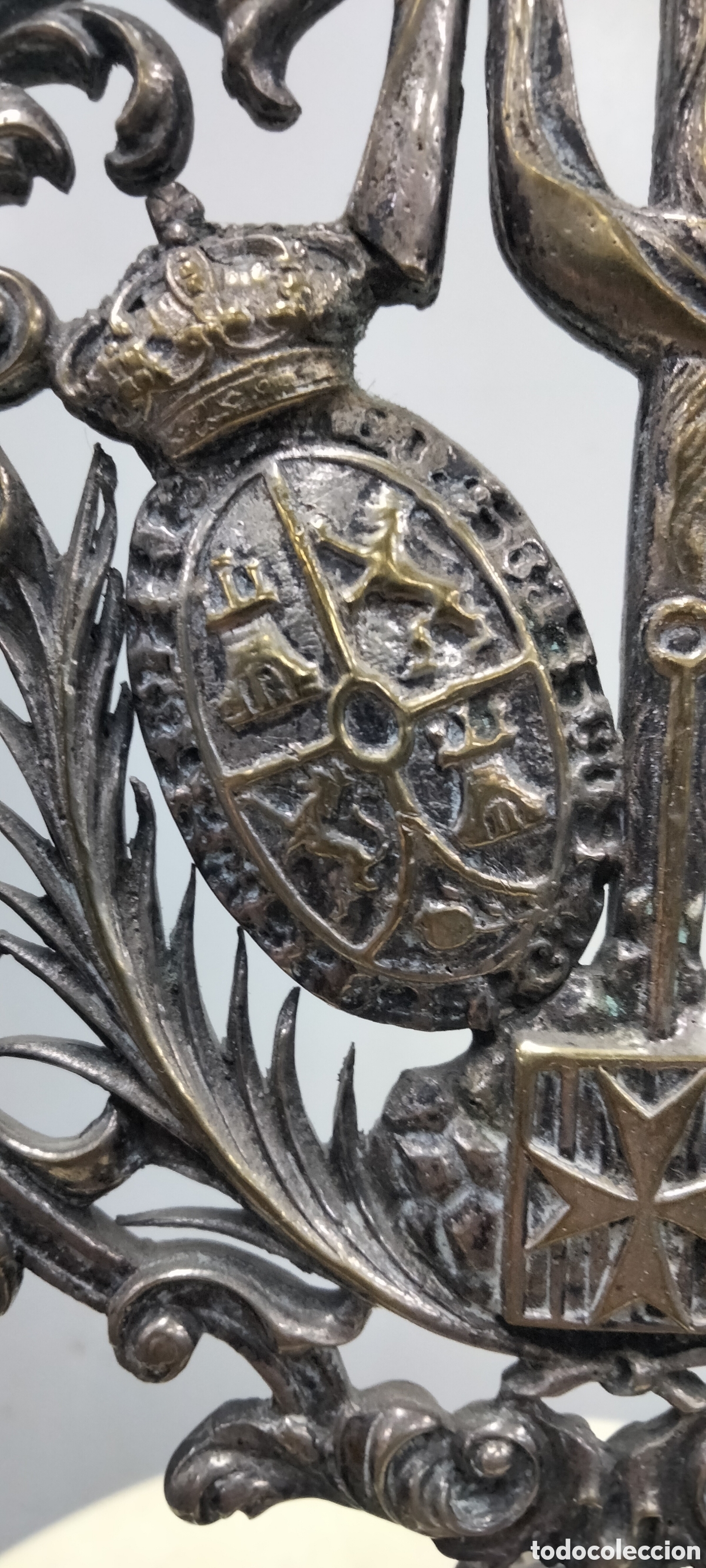 Antig&uuml;edades: INSIGNIA DE SEMANA SANTA BRONCE - Foto 7