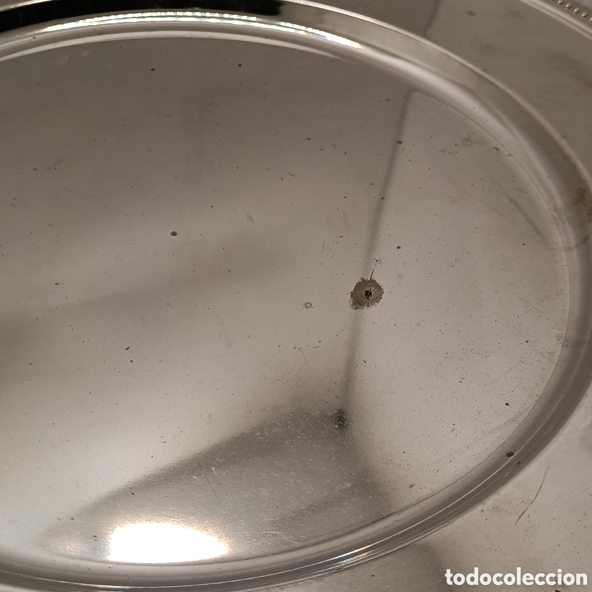 Antig&uuml;edades: 6 platos de respeto plateados - Foto 3
