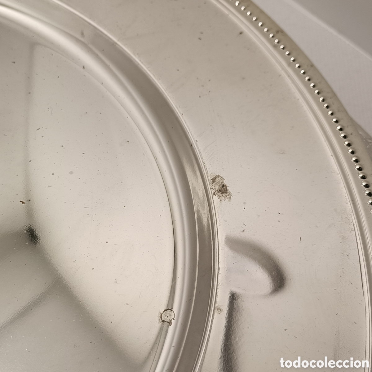 Antig&uuml;edades: 6 platos de respeto plateados - Foto 4