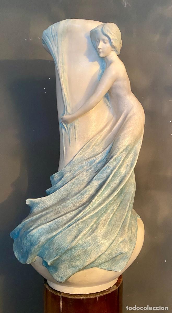Antiguidades: XXL FIGURA DE ESTILO ARTNOUVEAU BD EDICIONES DIONIS RENART 1878-1946
