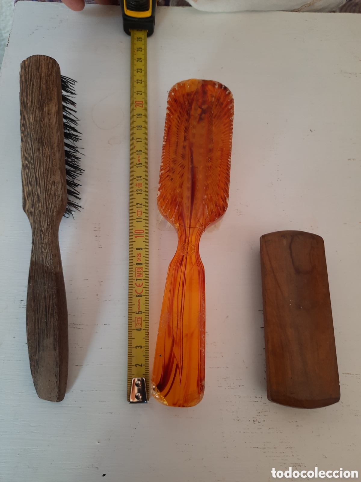 Antig&uuml;edades: Lote de tres cepillos antiguos - Foto 7