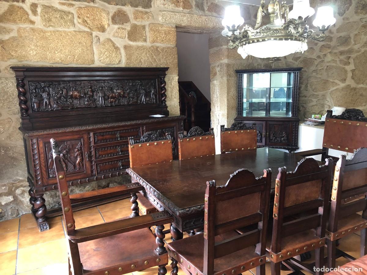 Antig&uuml;edades: Conjunto muebles sal&oacute;n - Foto 1
