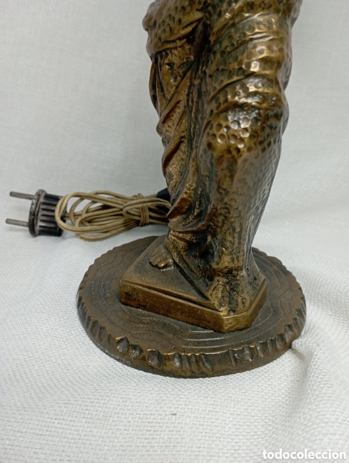 Antig&uuml;edades: L&Aacute;MPARA DE BRONCE - Foto 4