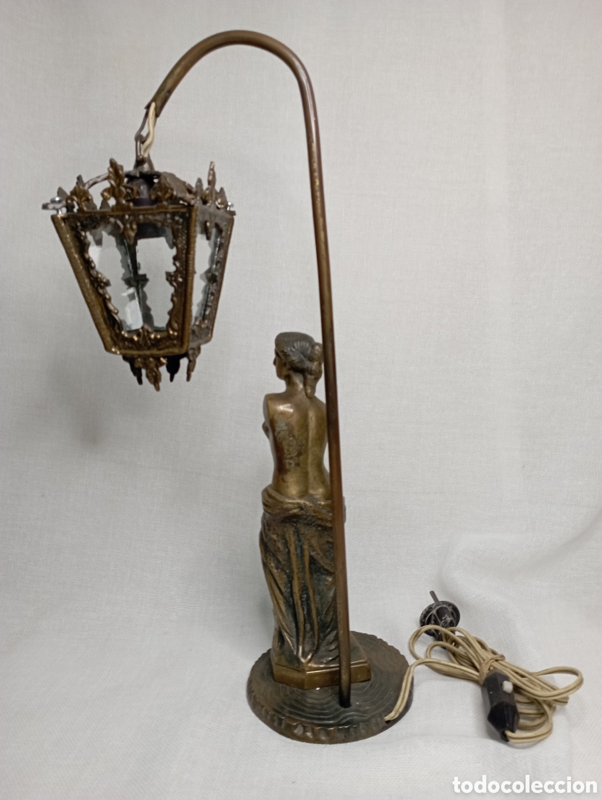 Antig&uuml;edades: L&Aacute;MPARA DE BRONCE - Foto 5