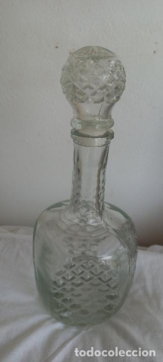 Antig&uuml;edades: DECANTADOR DE CRISTAL. BOTELLA - Foto 2