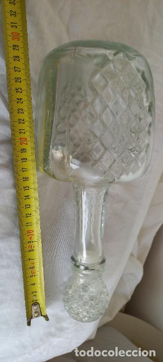 Antig&uuml;edades: DECANTADOR DE CRISTAL. BOTELLA - Foto 6
