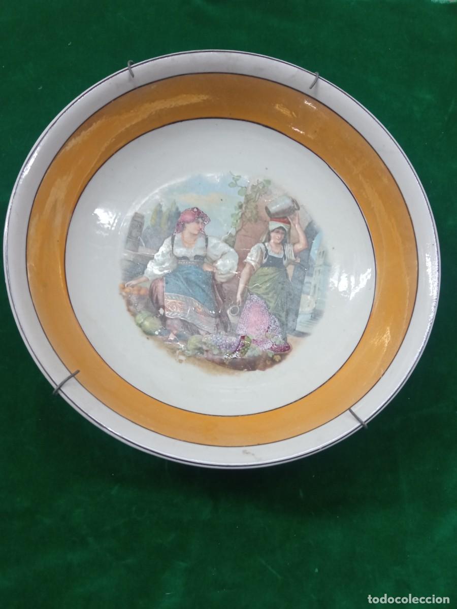 Antig&uuml;edades: Plato decoraci&oacute;n principios del 1900 - Foto 1