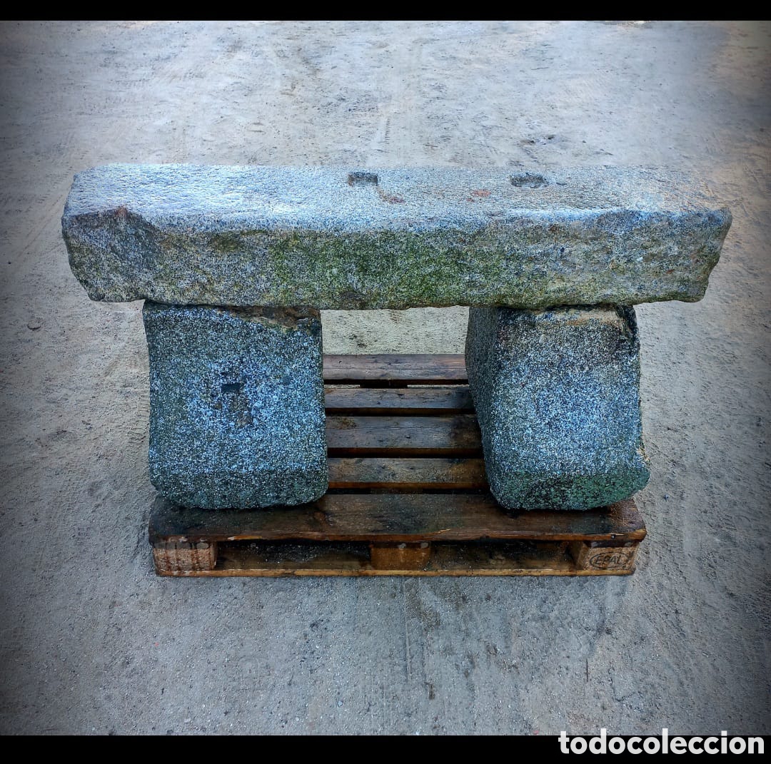 Antig&uuml;edades: Banco antig&uuml;o de granito - Foto 2