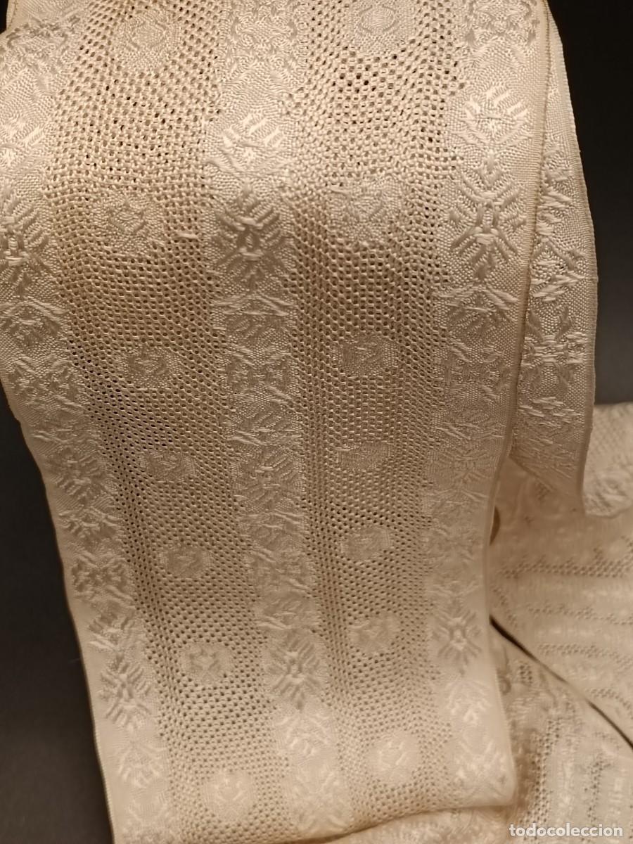 Antig&uuml;edades: LAZO CORBATA INDUMENTARIA S.XIX DE SEDA - Foto 3