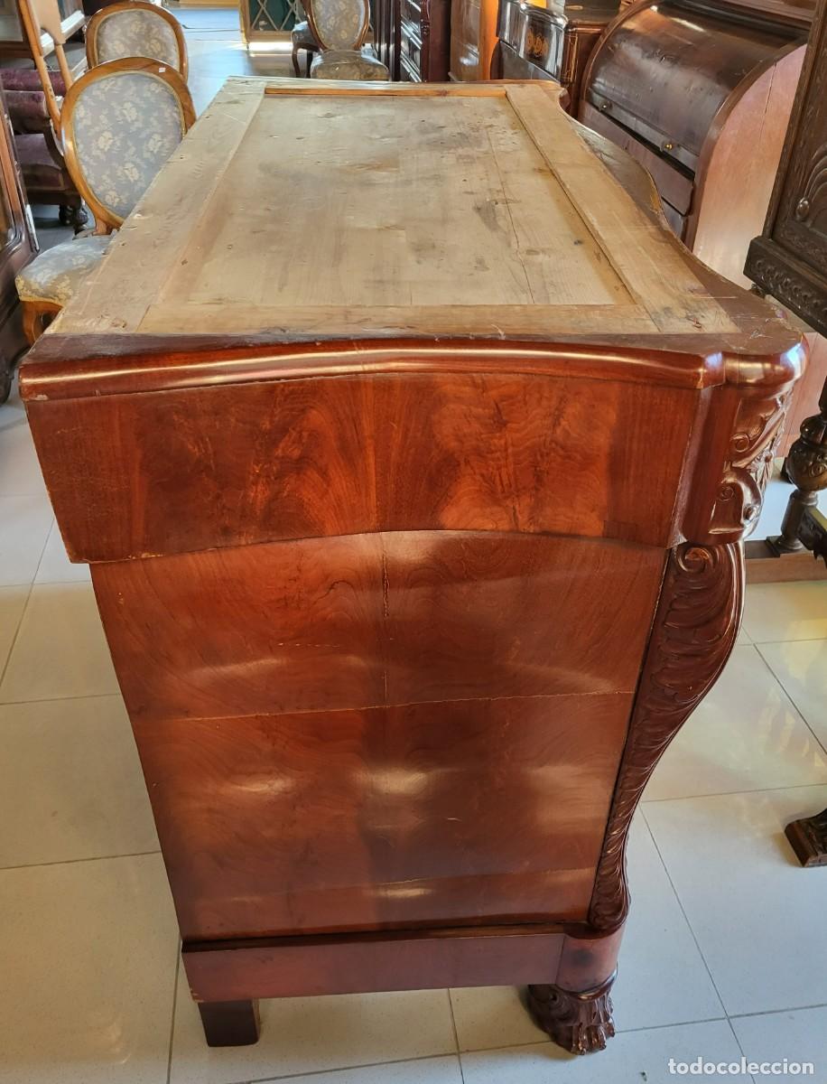 Antig&uuml;edades: C&oacute;moda de palma de caoba - Foto 2