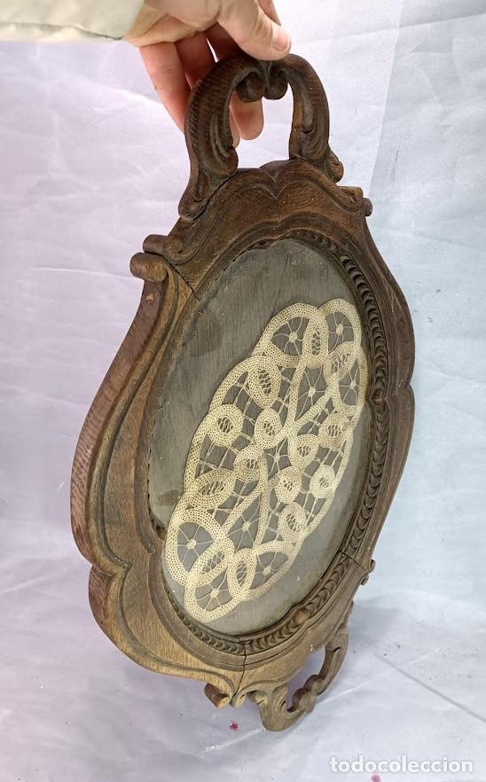 Antig&uuml;edades: bandeja antigua madera circa 1840 - Foto 6