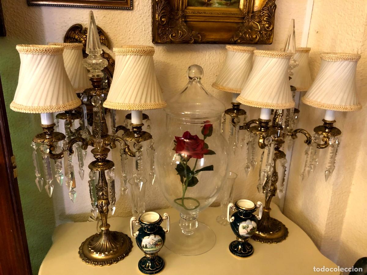 Antig&uuml;edades: Pareja de jarrones peque&ntilde;os - Foto 5